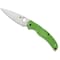 Spyderco 2024 Spyderco Reveal 14, Native Chief Salt Green Lightweight Lc200N, Plain Edge SPY-C244PGR - alternate 2